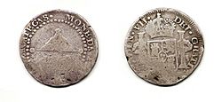 Archivo:2 reales de Zacatecas de 1811 (anverso y reverso)