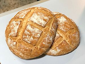 Archivo:A los buenos panes de los buenos panaderos de Alfacar!