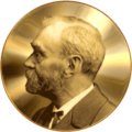 Alfred Nobel mirrored