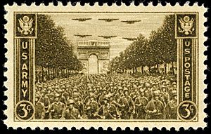 Archivo:Army issue 1945 U.S. stamp.1