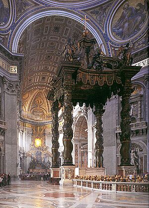 Archivo:Bernini Baldachino