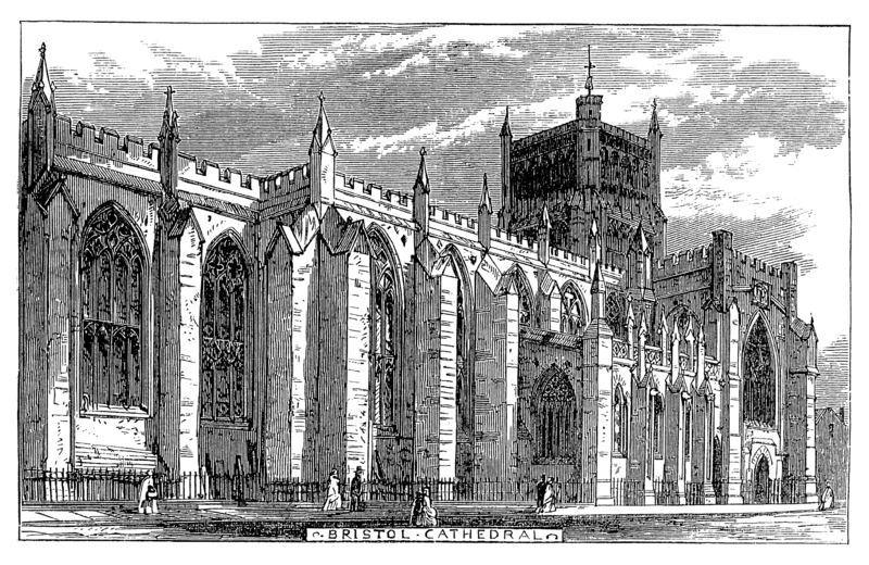 Bristol 1873 - Bristol Cathedral