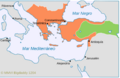Byzantium circa 1170 + Seljuks es