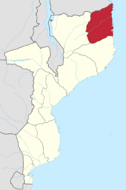 Cabo Delgado Province in Mozambique 2018.svg