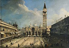Archivo:Canaletto - The Piazza San Marco in Venice - Google Art Project
