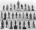 Collection of figures of Imhotep, Egyptian. Wellcome M0017655