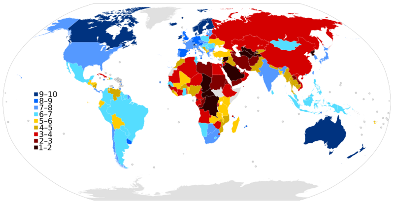 Economist Intelligence Unit Democracy index