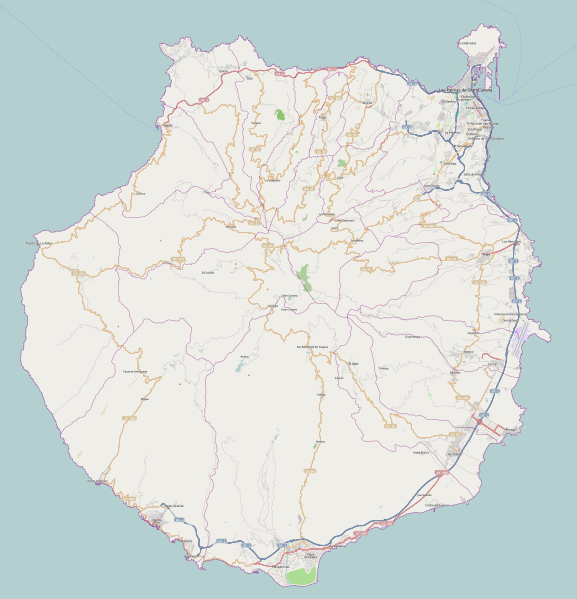 Archivo: Gran Canaria (Canary Islands) - OSM Mapnik