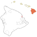 Hawaii County Hawaii Incorporated and Unincorporated areas Papaikou Highlighted