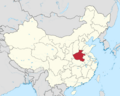 Henan in China (+all claims hatched)