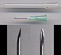 Hypodermic needle with needle cap 2