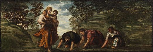 Jacopo Tintoretto - Latona ei contadini della Licia