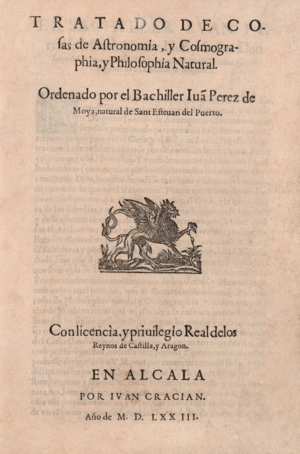 Archivo:Juan Pérez de Moya (1573) Tratado de Astronomia, Cosmographia y Philosophia Natural
