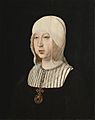 Juan de Flandes - Isabel la Católica (Palacio Real, Madrid, 1500-04. Óleo sobre tabla, 63 x 55 cm)