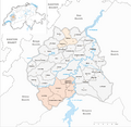 Karte Bezirk Saane Gemeindeveraenderungen 2016