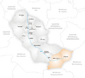 Karte Gemeinden des Wahlkreis Toggenburg 2009