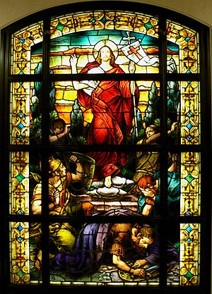 Archivo:LA Cathedral Mausoleum Resurrection