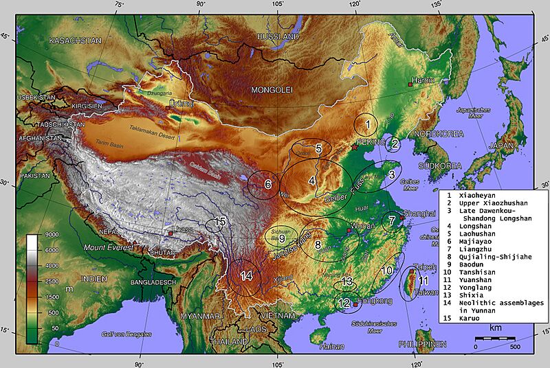 Late Neolithic cultures in China