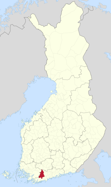 Lohja sijainti Suomi