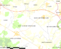 Map commune FR insee code 89333