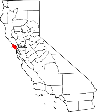 Map of California highlighting Marin County.svg