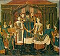 Mariage de Chilpéric Ier et Galsuinthe - Grandes Chroniques de France BNF Fr2610 f31v