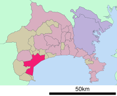Odawara in Kanagawa Prefecture Ja.svg