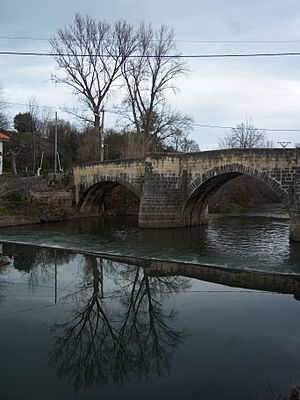 El río Miera a su pado por Puente Agüero