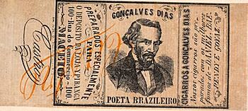 Archivo:Rótulo de cigarro. Cigarros a Gonçalves Dias