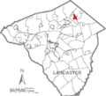 Reamstown, Lancaster County Highlighted