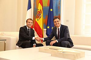 Archivo:Sánchez y Macron se reúnen en La Moncloa La Moncloa, Madrid, jueves 26 de julio de 2018 (03)