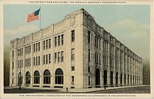 Archivo:The Detroit News Building, The World's Greatest Newspaper Plant, The Institutional Character of... (NBY 22414)
