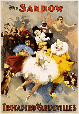 Archivo:The Sandow Trocadero Vaudevilles, performing arts poster, 1894