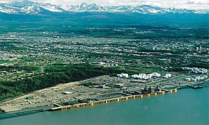 Archivo:Anchorage Alaska aerial view