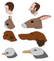 Animal human growth skull neoteny cuteness maturation