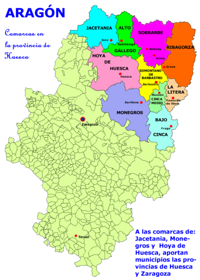 Aragon munucipalities.comarcasdehuesca.png