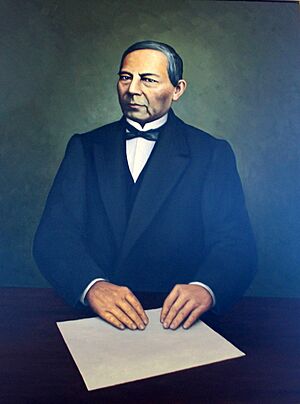 Archivo:Benito Juarez Salvador portrait by Martínez Báez LOC 7973