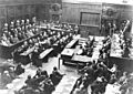 Bundesarchiv Bild 183-H27798, Nürnberger Prozess, Verhandlungssaal