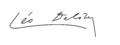 Delibes Signature