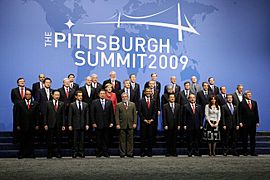 Dmitry Medvedev at G20 Pittsburgh summit-1