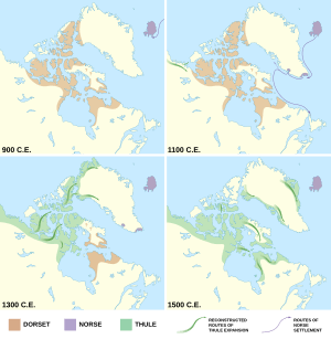 Archivo:Dorset, Norse, and Thule cultures 900-1500