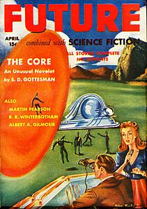 Future combined with Science Fiction April 1942