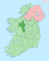 Island of Ireland location map Roscommon