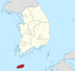 Jeju Province in South Korea.svg