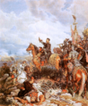 King John III Sobieski blessing Polish attack on Turks in Vienna 1683