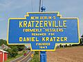 Kratzerville PA Keystone Sign 2