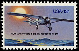 Archivo:Lindbergh Flight 13c 1977 issue U.S. stamp