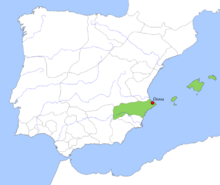 Archivo:Location map Taifa of Denia