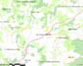 Map commune FR insee code 63055
