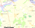 Map commune FR insee code 80815